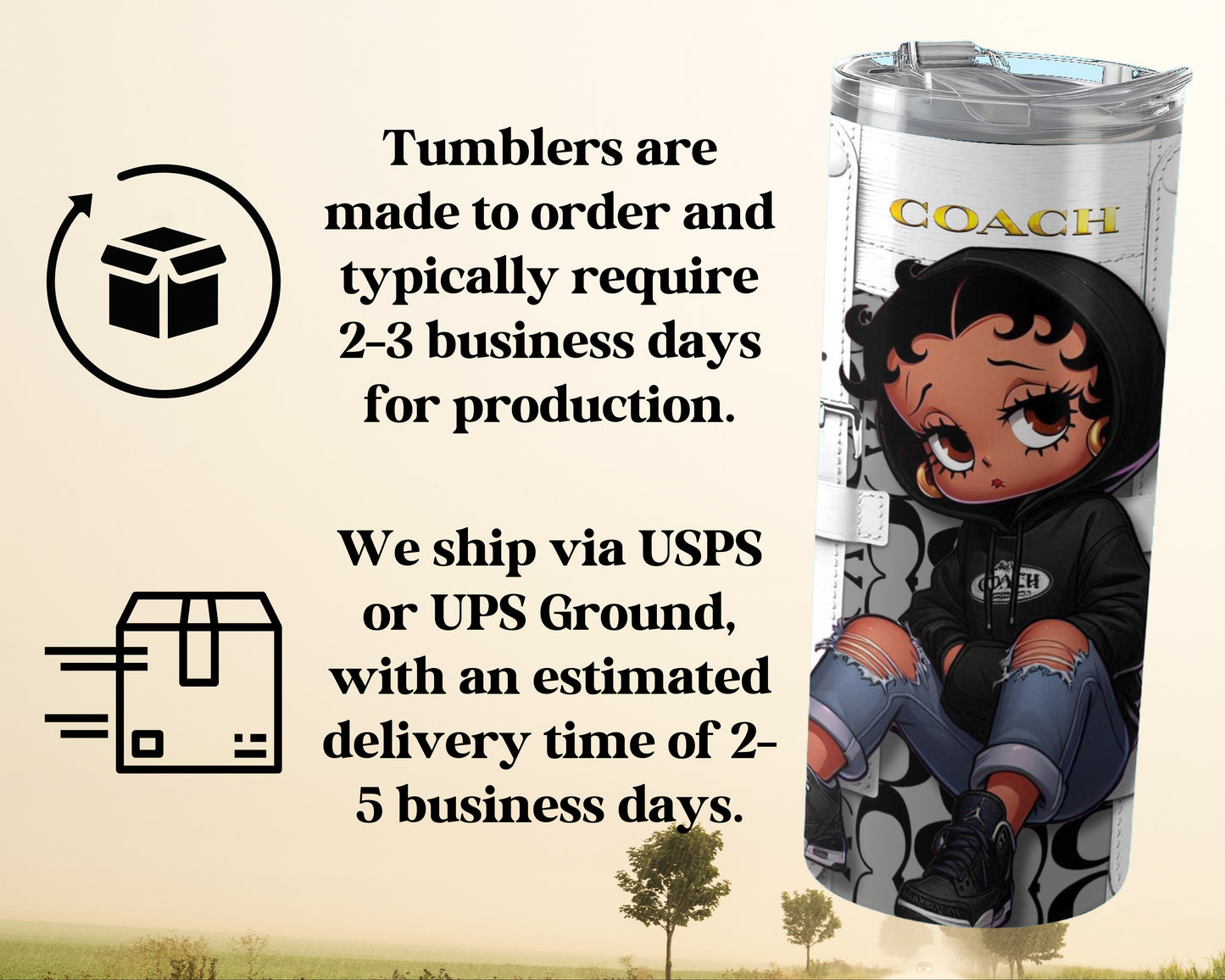 Custom Urban Style Tumbler Urban Fashion Product