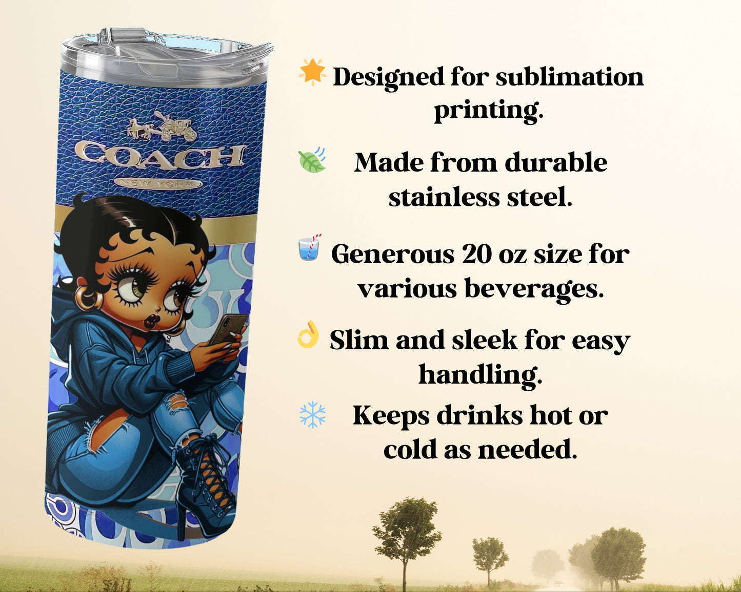 Slim Sleek Generous Size Sublimation Printing product
