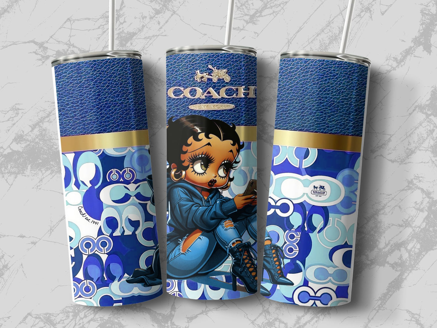 Stylish Character Design Travel Mug product