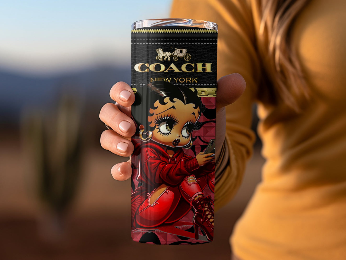 Stylish Coach New York Betty Boop Edition Drinking Product