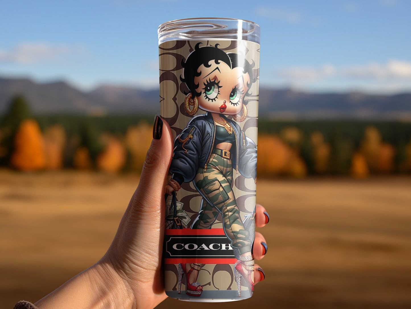 Stylish Coach Betty Boop Themed Tumbler Product