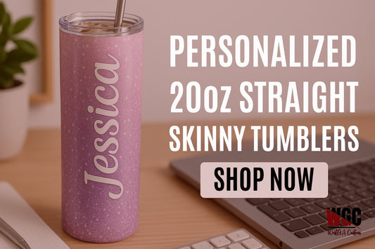 Custom 20oz Straight Skinny Tumblers