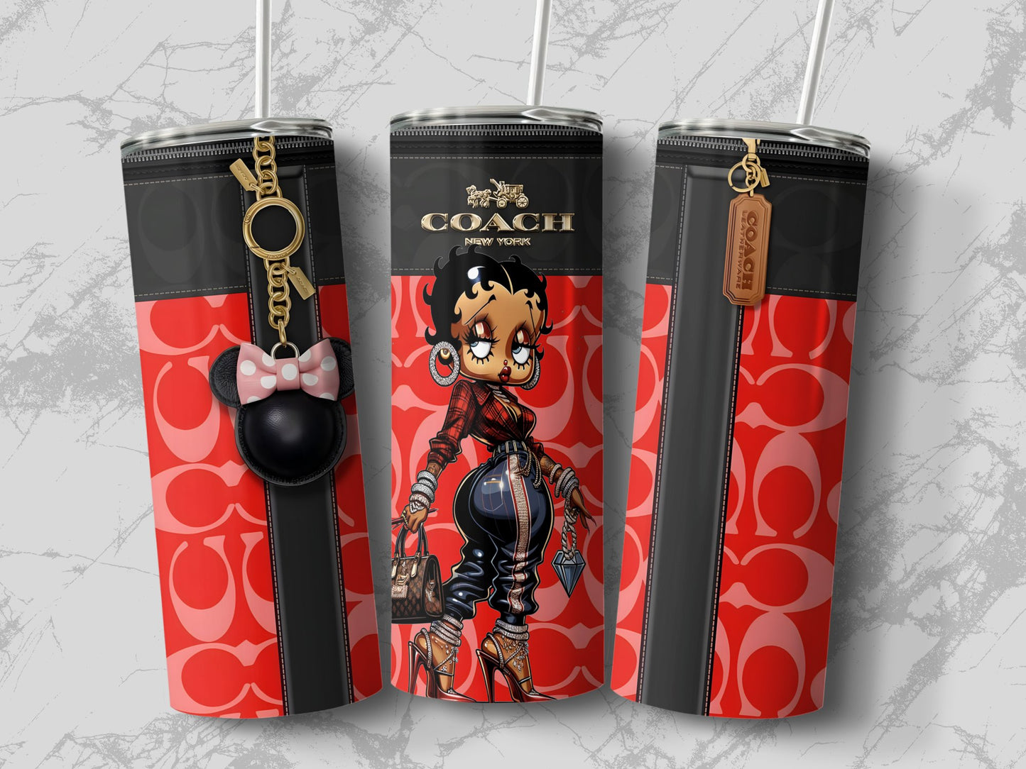 Stylish Cartoon Character Insulated Tumbler product