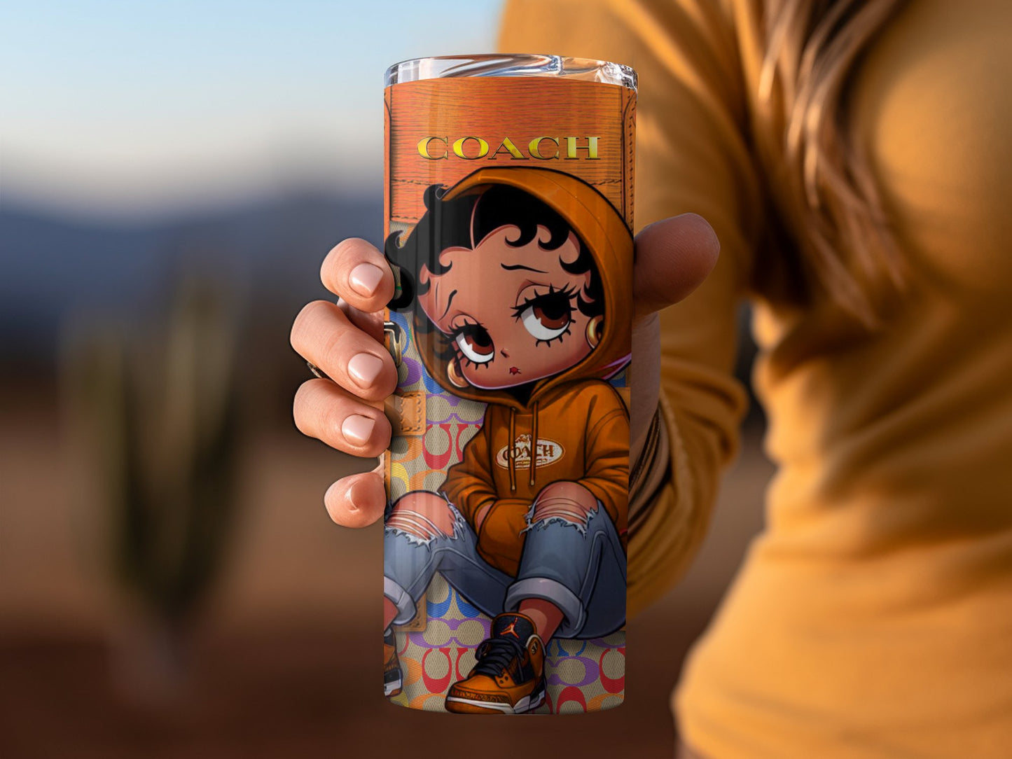 Stylish Coach Hoodie Anime Character Tumbler product