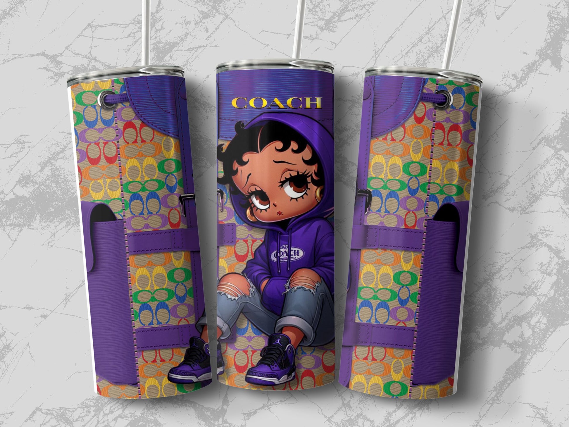Colorful Cartoon Character Design Tumbler product