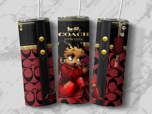 Stylish Cartoon Design Travel Tumbler Drinkware product