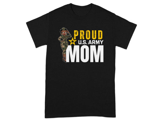 Proud U.S. Army Mom Graphic T-Shirt Product
