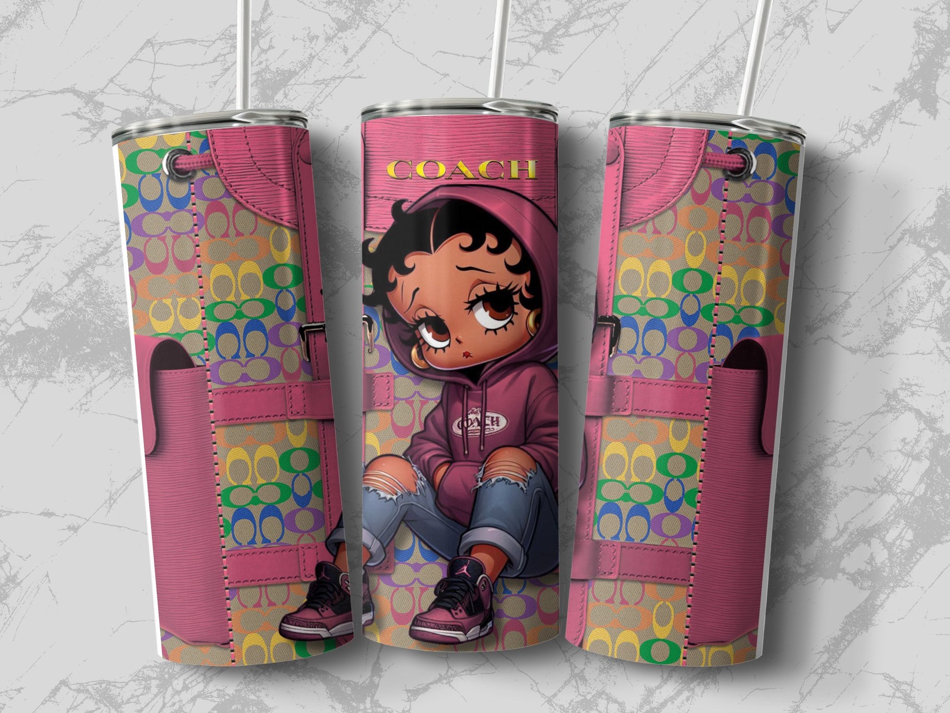 Cute Cartoon Character Hooded Sweatshirt Tumbler product