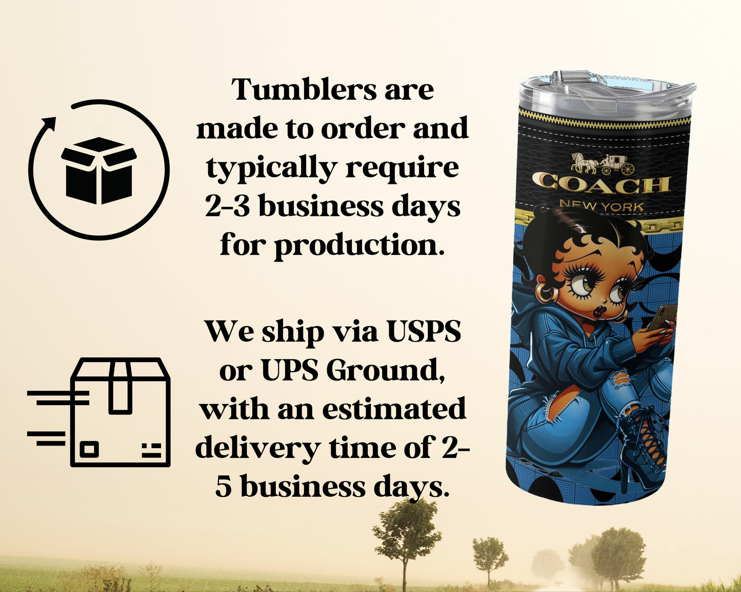 Customized New York Fashionable Tumblers product