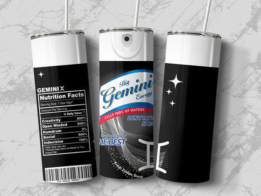 Big Gemini Energy Humor Spray Novelty Product