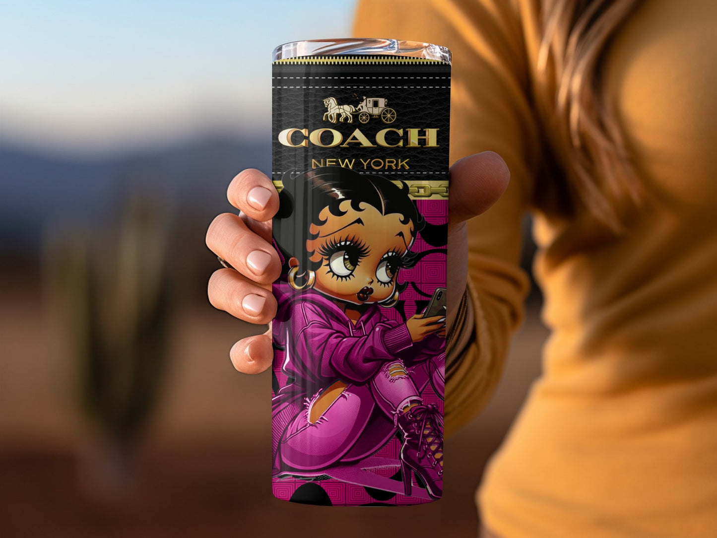 Stylish Coach New York Betty Boop Travel Mug product