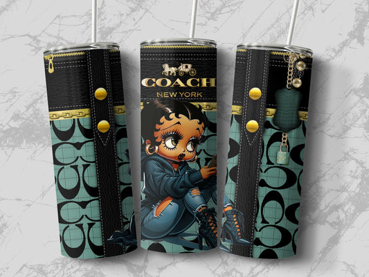 Stylish Betty Boop Coach New York Tumbler product