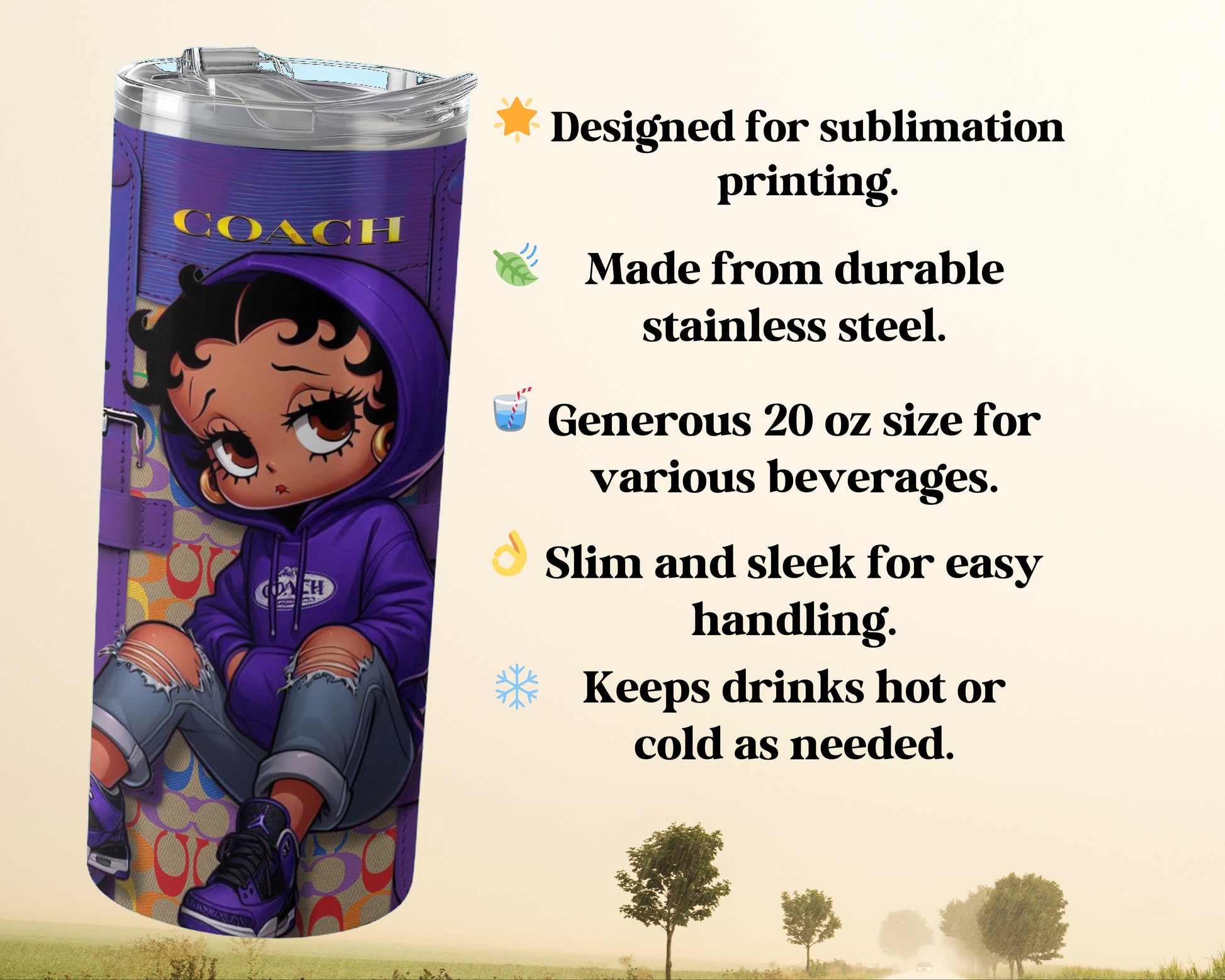 Cartoon Character Design Tumbler Cup product type