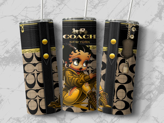 Fashionable Designer Themed Print Tumbler Drinkware product type