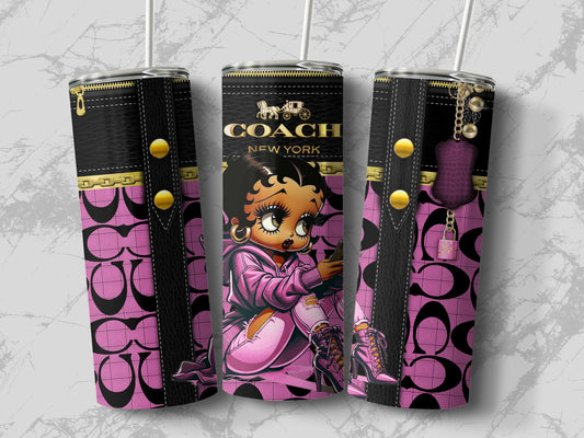 Betty Boop Pink Coach Branded Tumbler product type