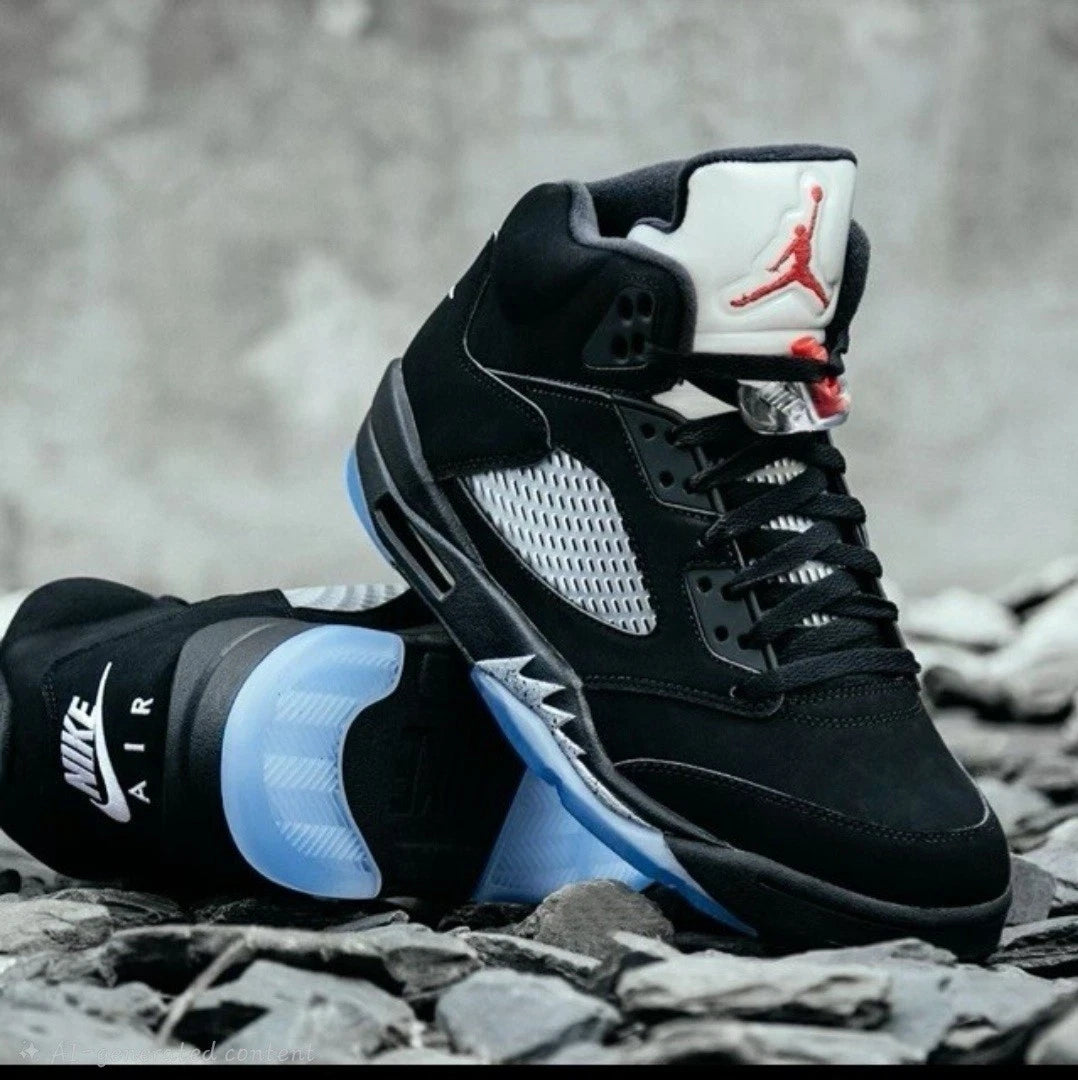 Air Jordan 5 Black Metallic Reimagined