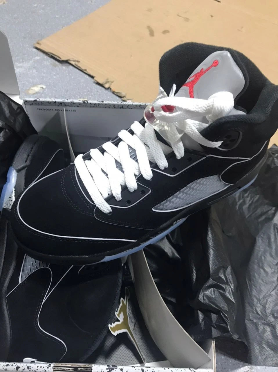Air Jordan 5 Black Metallic Reimagined